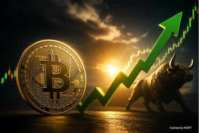 Bitcoin naik